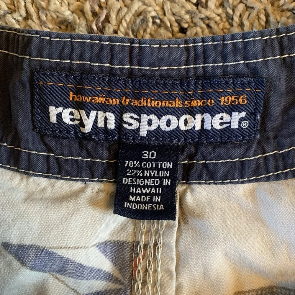 Reyn‎ Spooner Board Swim Shorts Mens 30 Nautical Flags AOP Pockets Beach